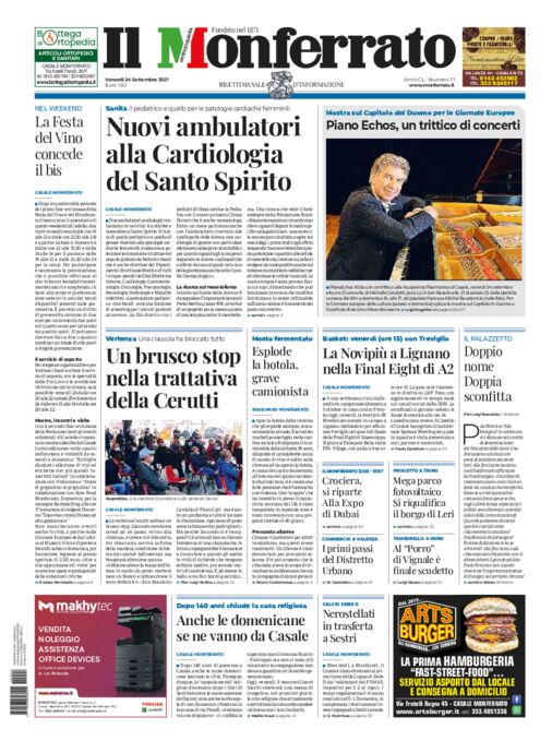 Il Monferrato - Edizione 71 del 24/09/2021